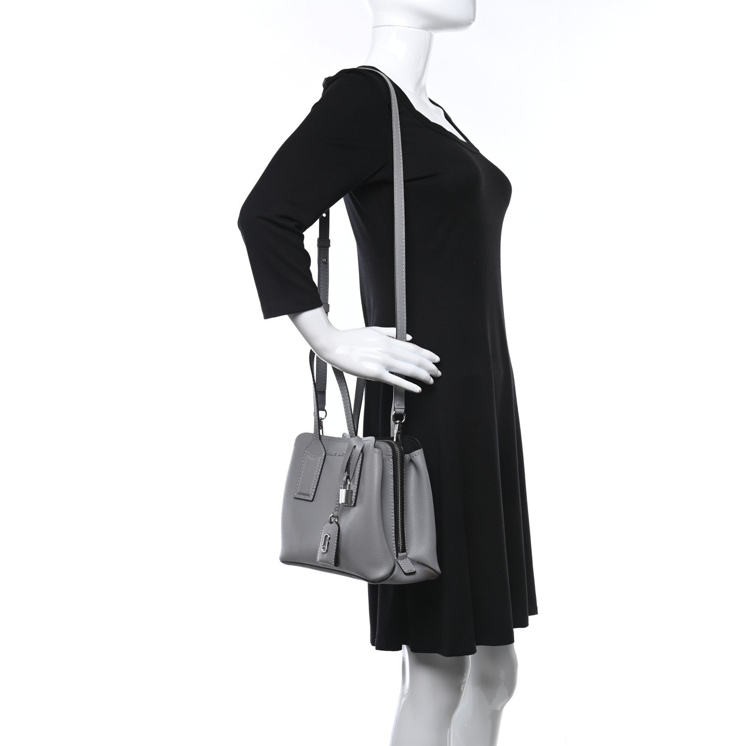 Marc Jacobs Pebbled Calfskin The Editor 29 Tote Grey 2 of 9