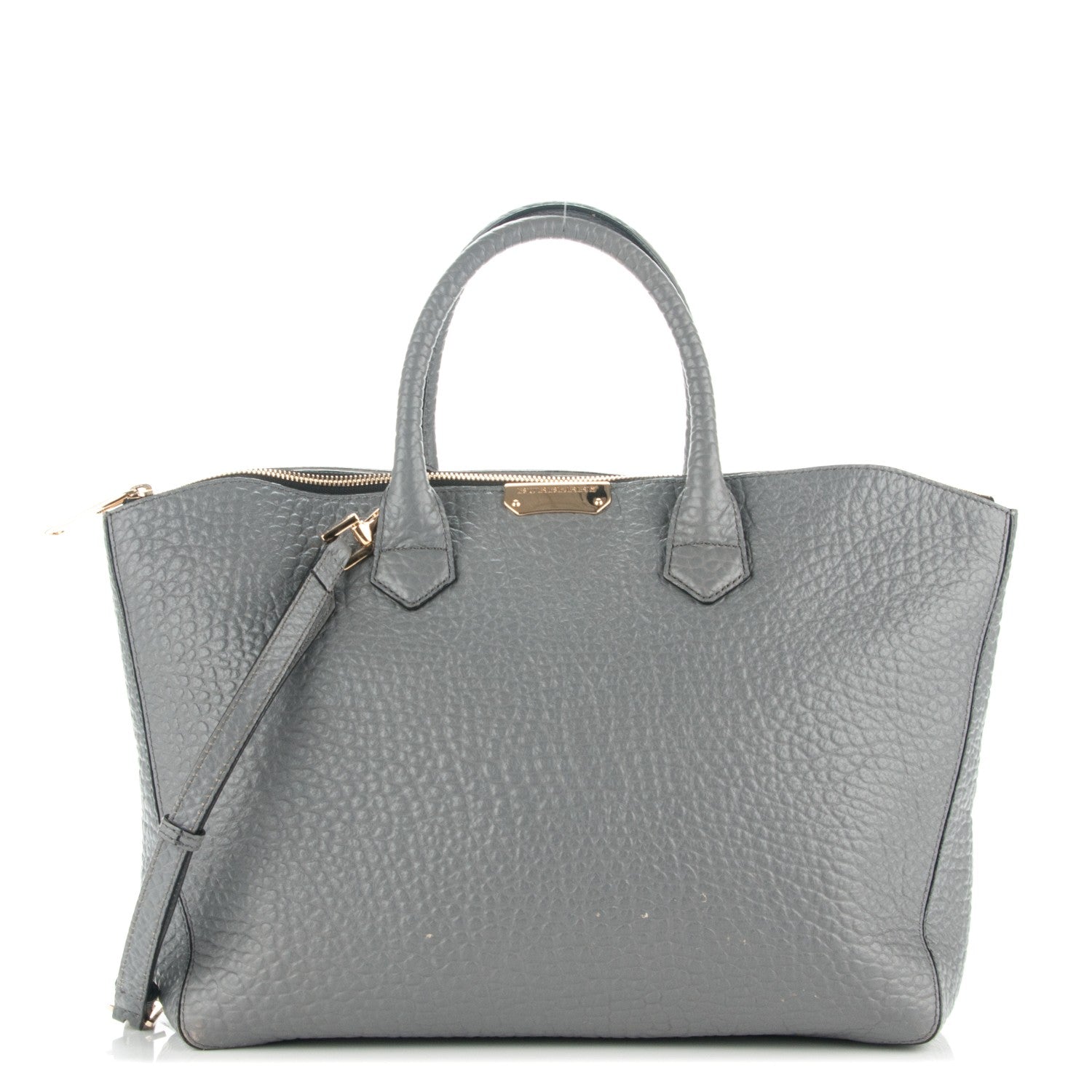 Burberry Heritage Grain Medium Dewsbury Tote Grey 1 of 9