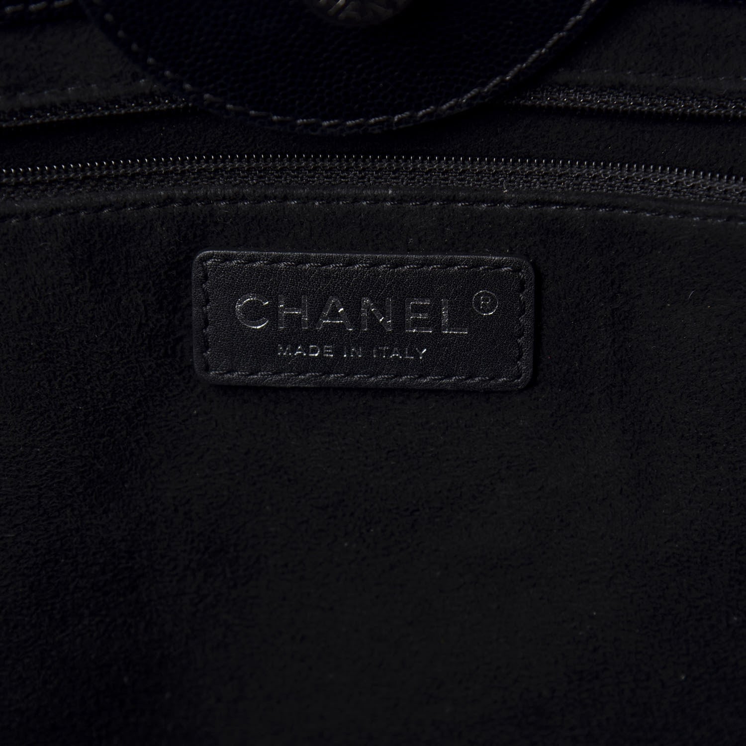 Chanel Caviar Medium Studded Deauville Tote Black 8 of 10