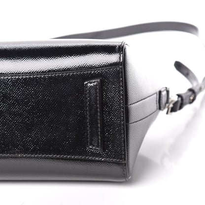 Givenchy Textured Patent Calfskin Mini Antigona Black 6 of 10
