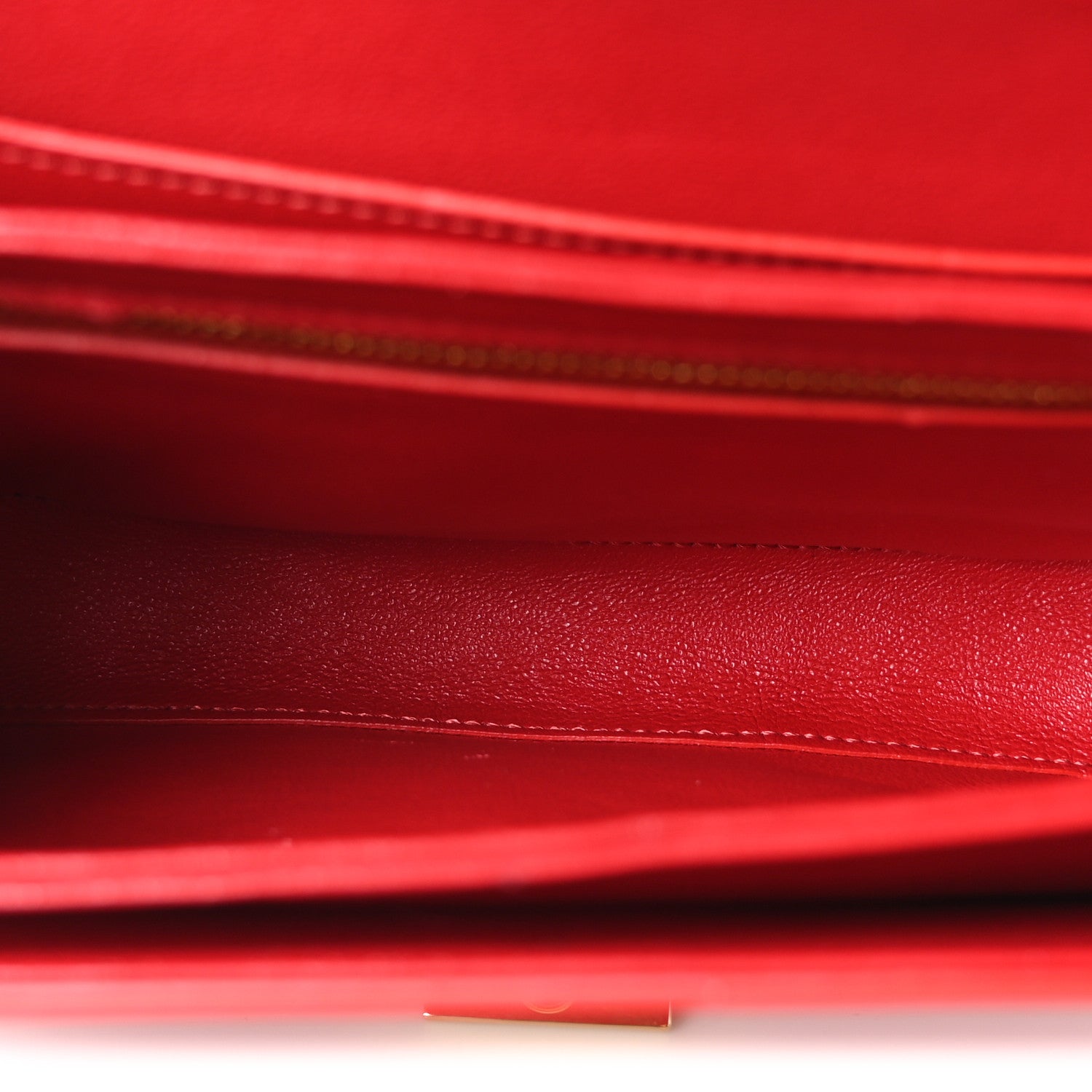 Celine Shiny Calfskin Medium C Bag Red 5 of 9