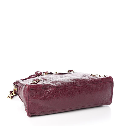 Balenciaga Agneau Classic Gold Hardware S City Violet Prune 3 of 9