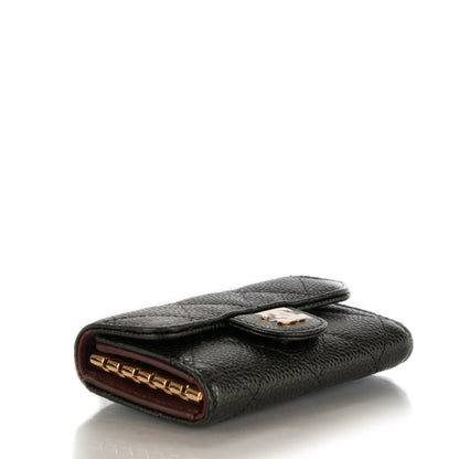 Chanel Caviar Quilted 6 Key Holder Black 4 of 8