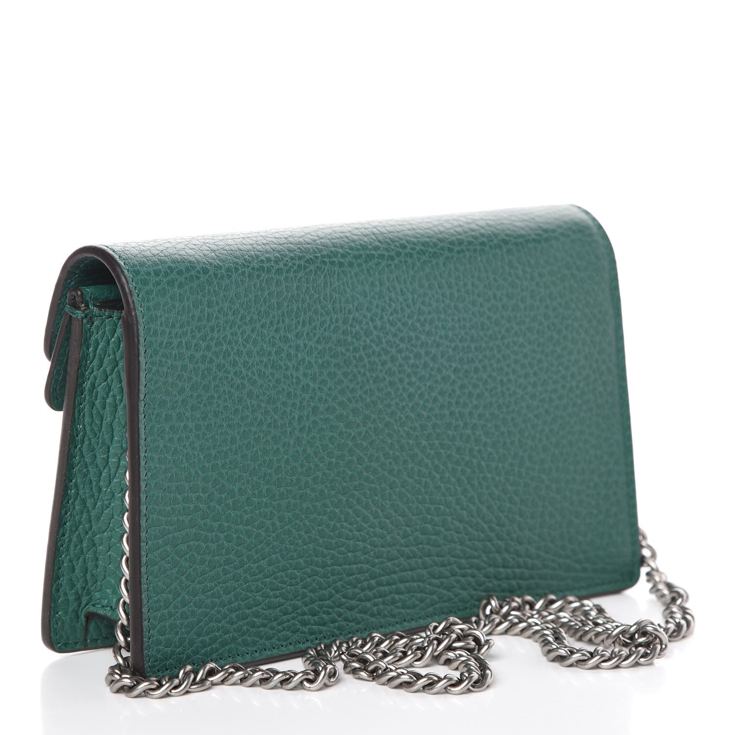 Gucci Calfskin Super Mini Dionysus Shoulder Bag Emerald 3 of 8