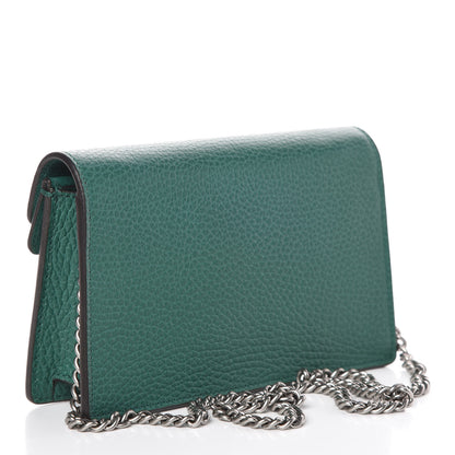 Gucci Calfskin Super Mini Dionysus Shoulder Bag Emerald 3 of 8