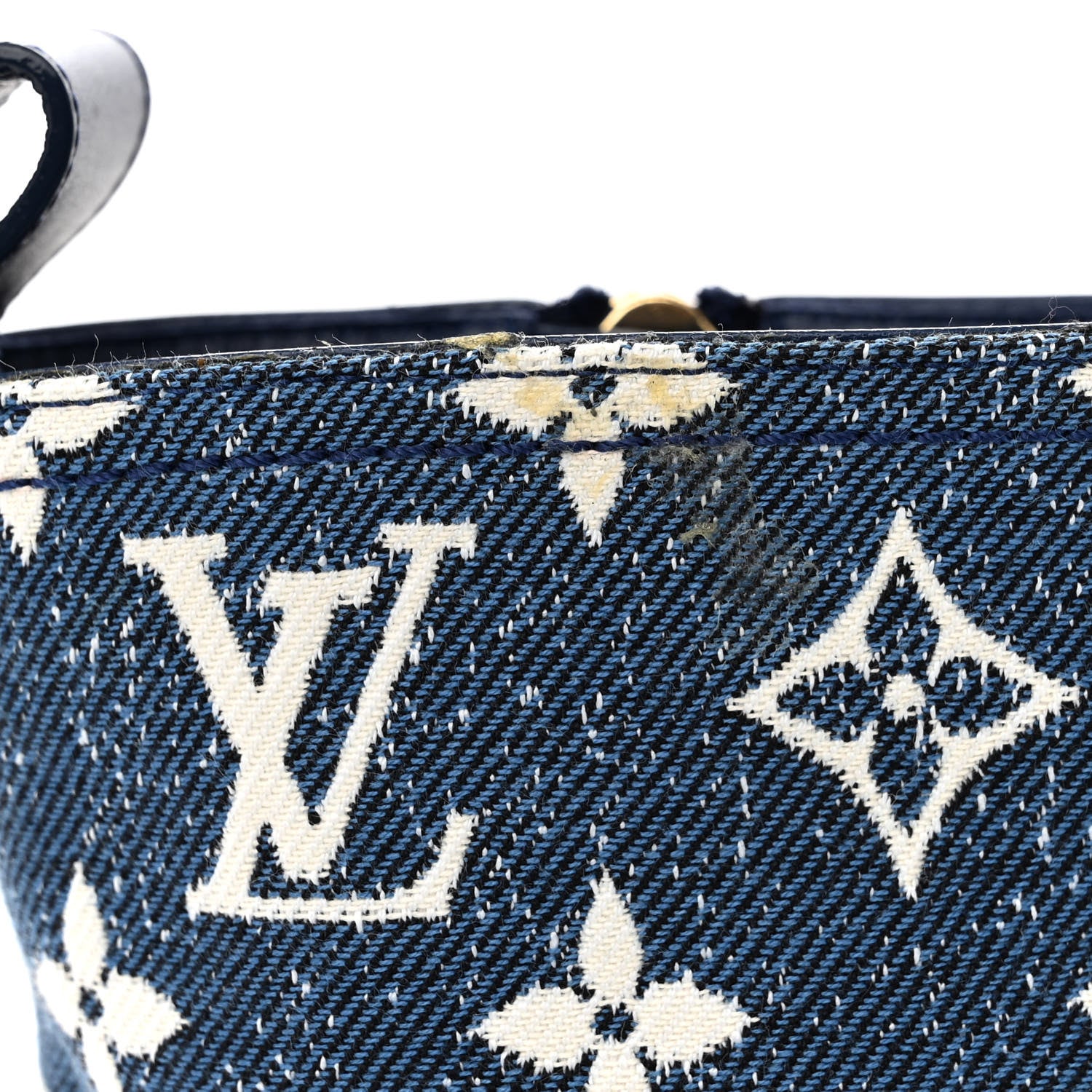 Louis Vuitton Denim Monogram Silhouette Ankle Boots 37 Navy Blue 12 of 13