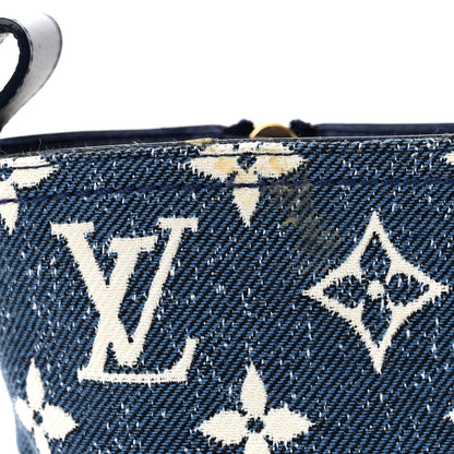 Louis Vuitton Denim Monogram Silhouette Ankle Boots 37 Navy Blue 12 of 13