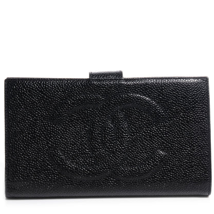 Chanel Caviar CC Wallet Black 1 of 9