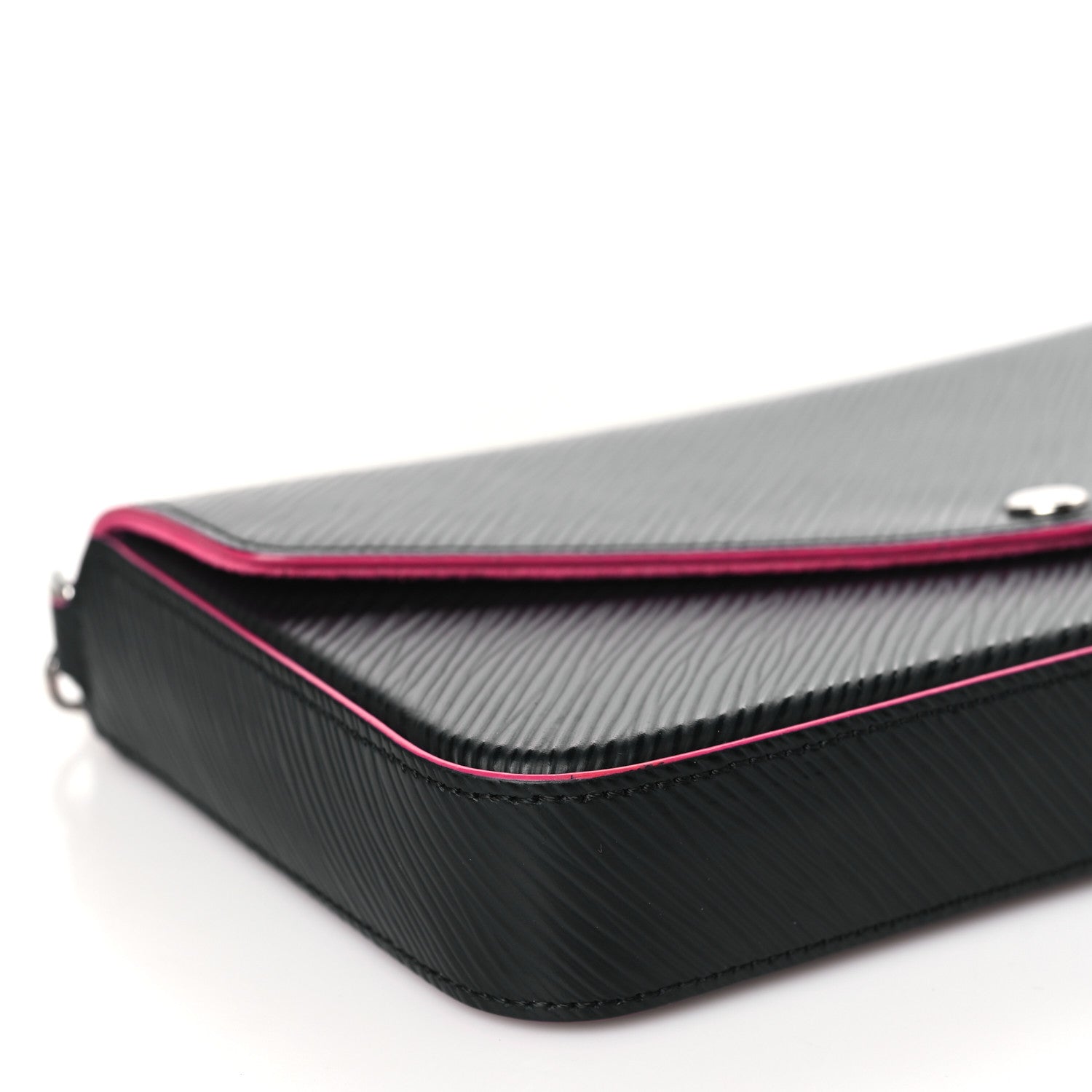 Louis Vuitton Epi Pochette Felicie Black Hot Pink 9 of 10