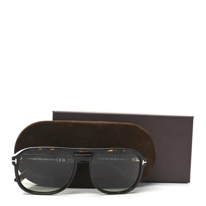 Tom Ford Acetate Rosco Square Sunglasses TF1022 Tortoise 7 of 7