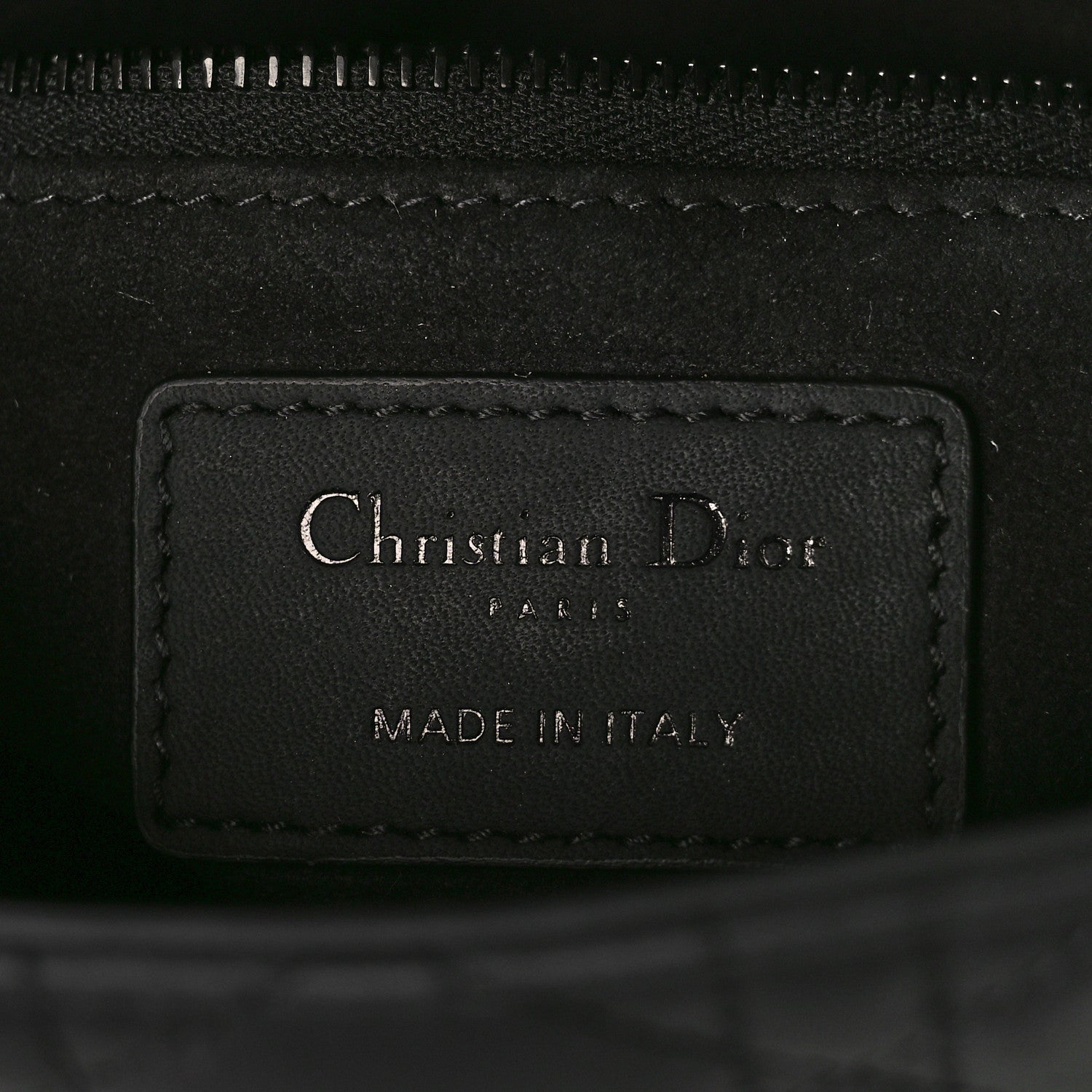 Christian Dior Ultra Matte Calfskin Cannage Mini Lady Dior Black 6 of 8