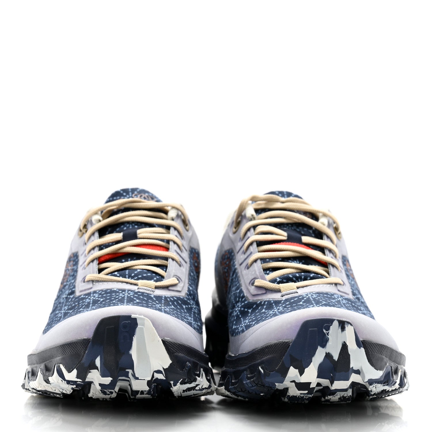 Loewe X ON Canvas Mesh Star Print Cloudventure Sneakers 37 Space Blue 2 of 8