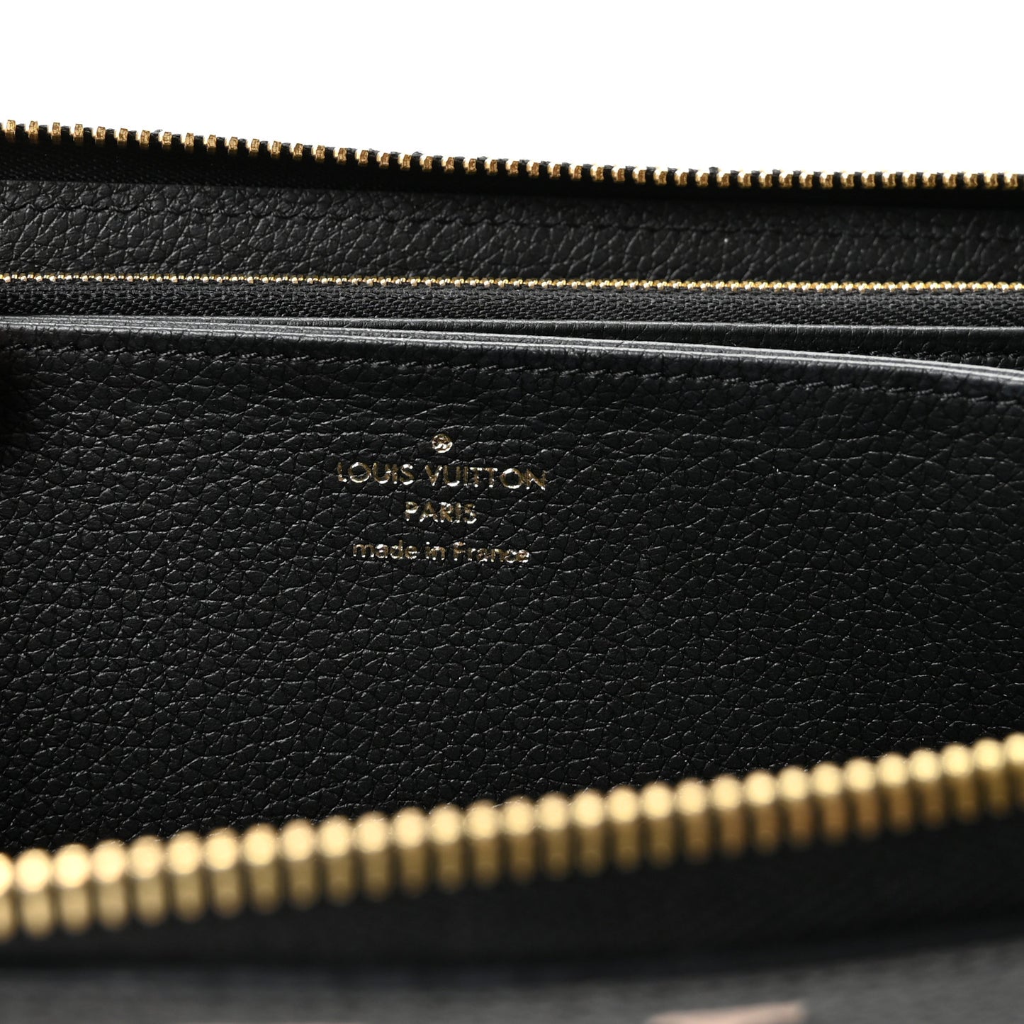 Empreinte Monogram Giant Zippy Wallet Black Beige