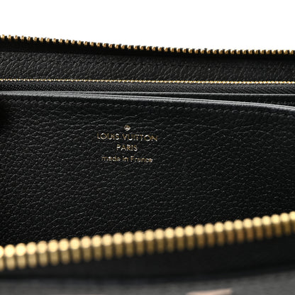 Louis Vuitton Empreinte Monogram Giant Zippy Wallet Black Beige 6 of 7