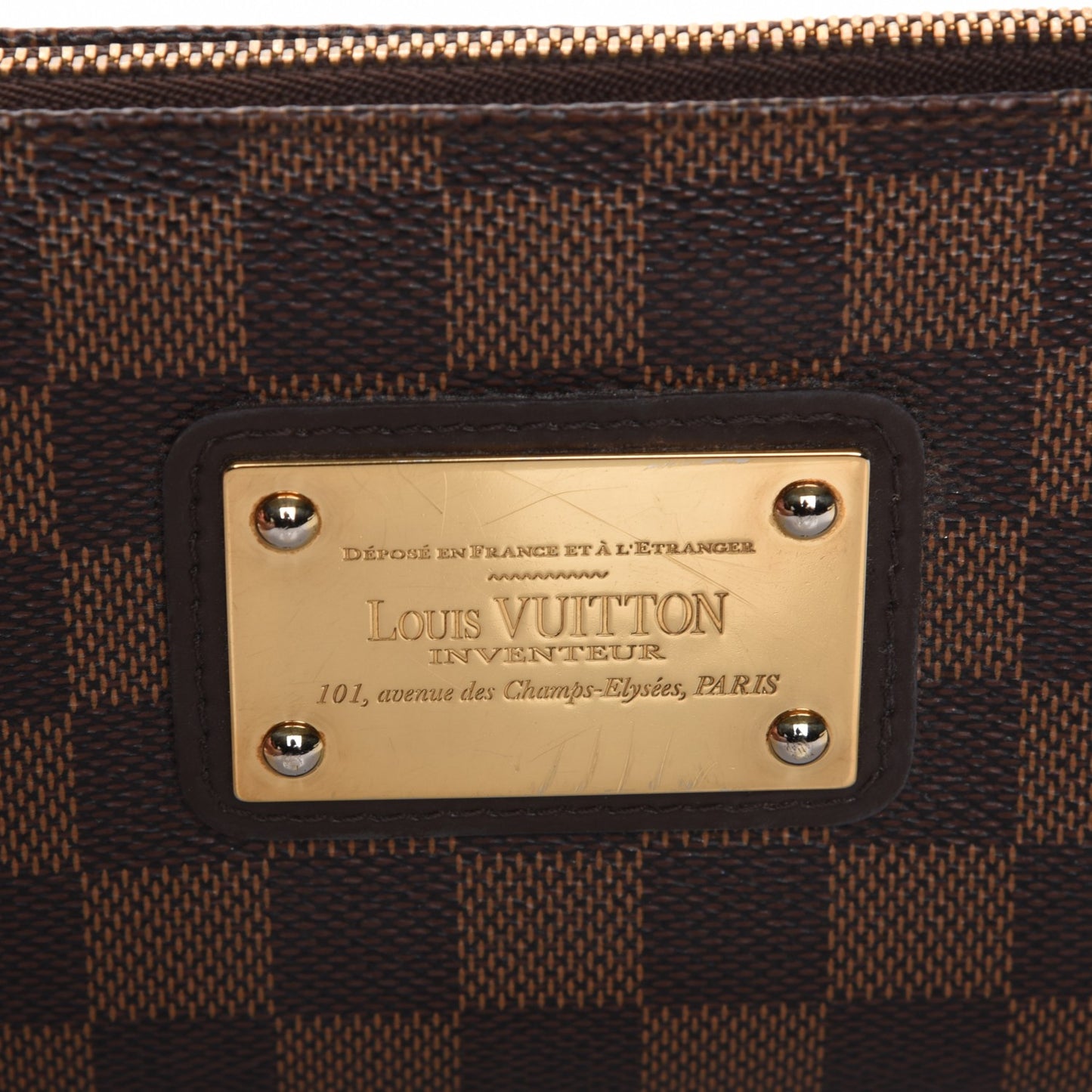Damier Ebene Eva Clutch
