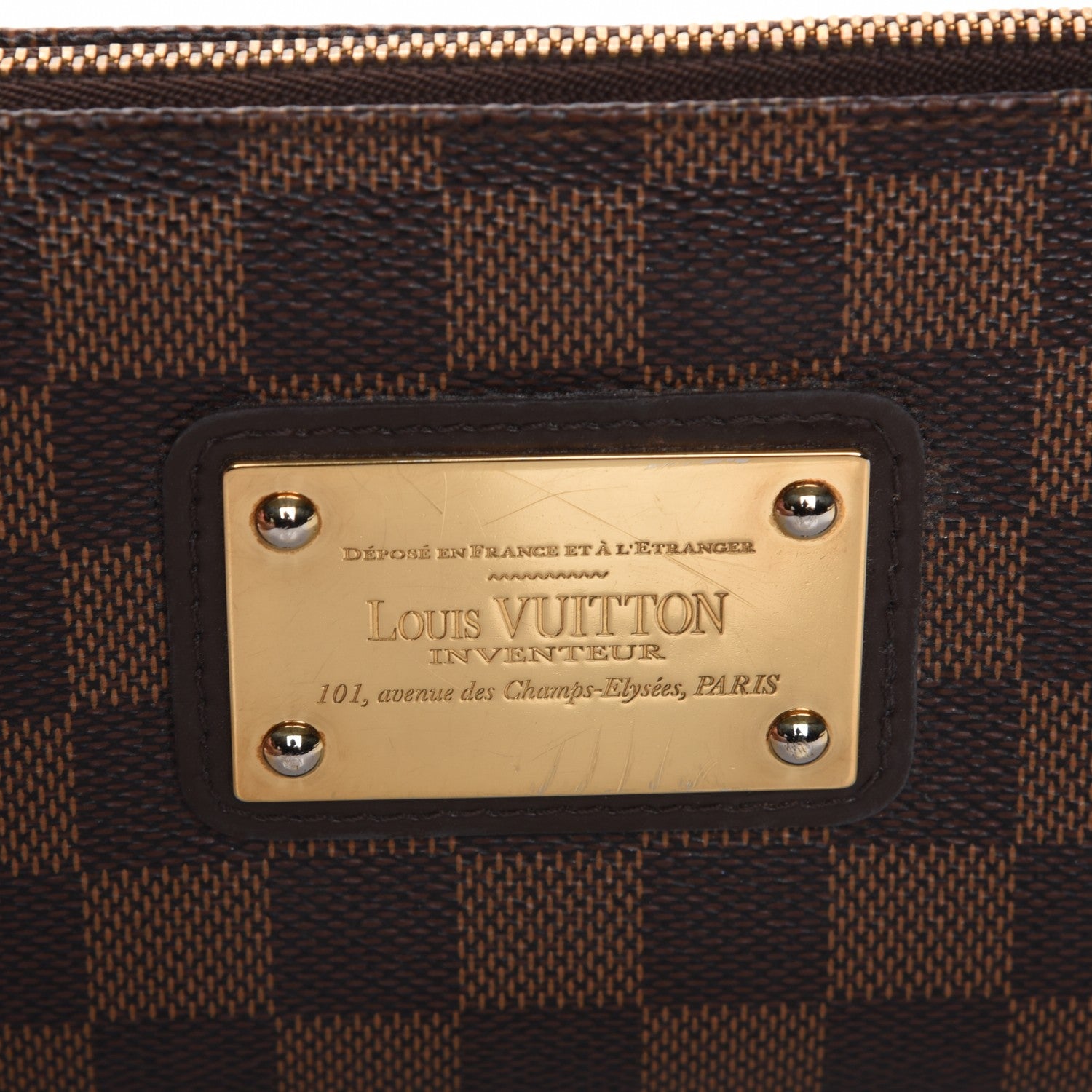 Louis Vuitton Damier Ebene Eva Clutch 14 of 14