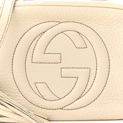 Gucci Pebbled Calfskin Small Soho Disco Bag Off White 8 of 10