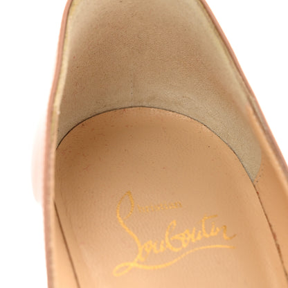 Christian Louboutin Patent New Very Prive 120 Pumps 35.5 Nude 8 of 9