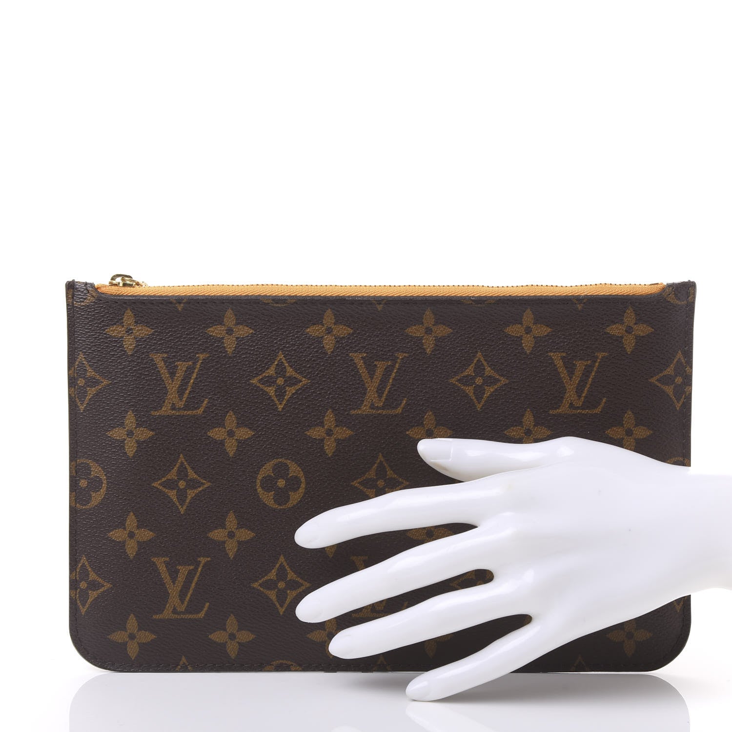 Louis Vuitton Monogram Neverfull MM GM Pochette Mimosa 2 of 10