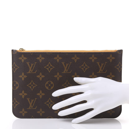 Louis Vuitton Monogram Neverfull MM GM Pochette Mimosa 2 of 10