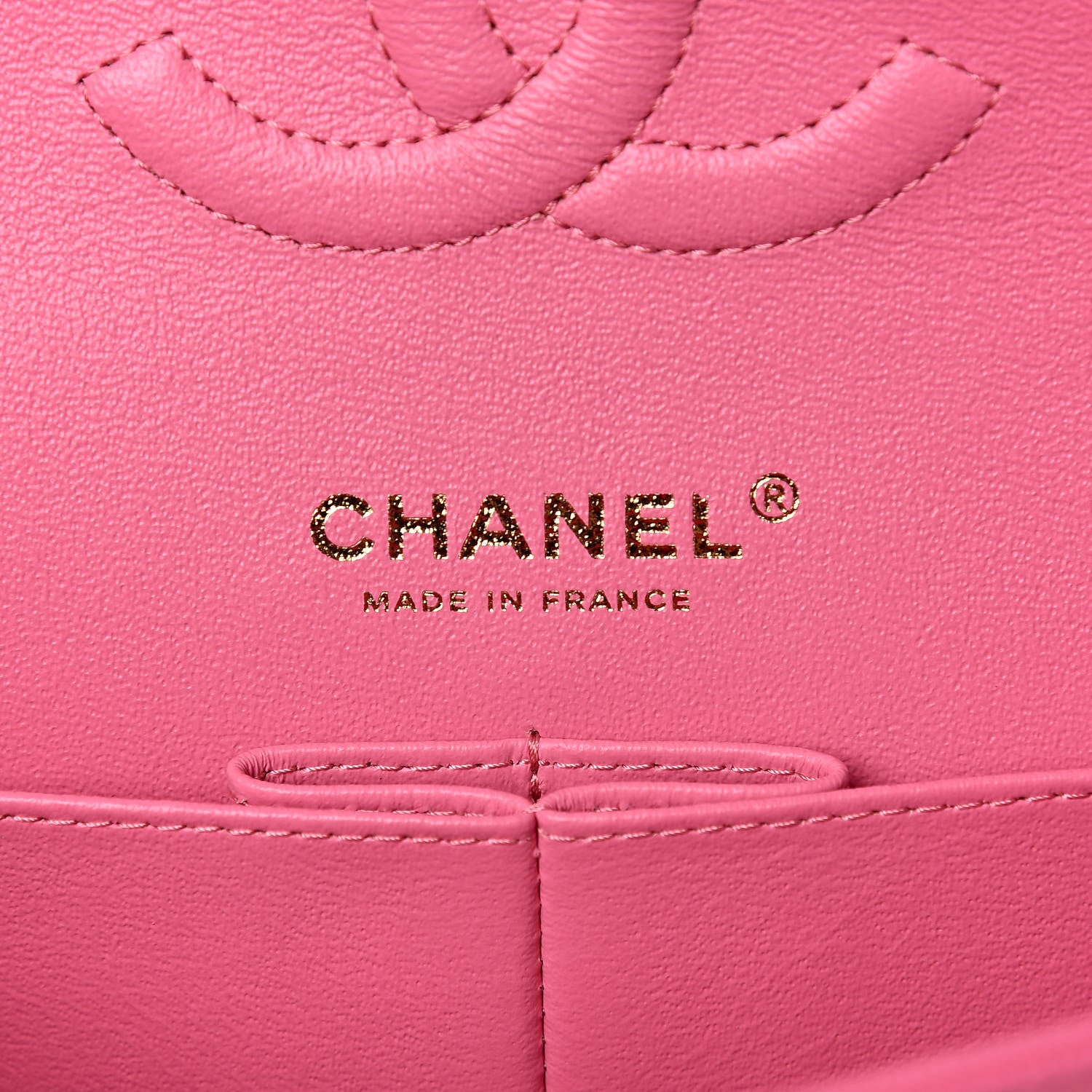 Chanel Caviar Quilted Medium Double Flap Pink 6 of 10