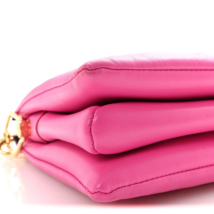 Louis Vuitton Lambskin Embossed Monogram Coussin PM Rose Miami 8 of 9