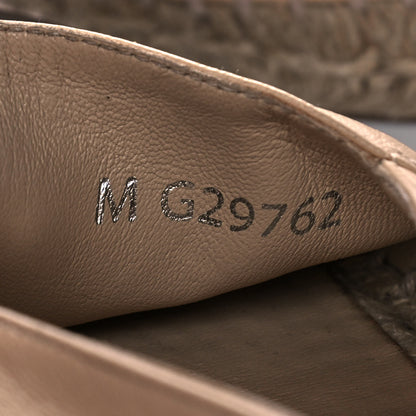 Chanel Lambskin CC Espadrilles 40 Beige Black 9 of 11