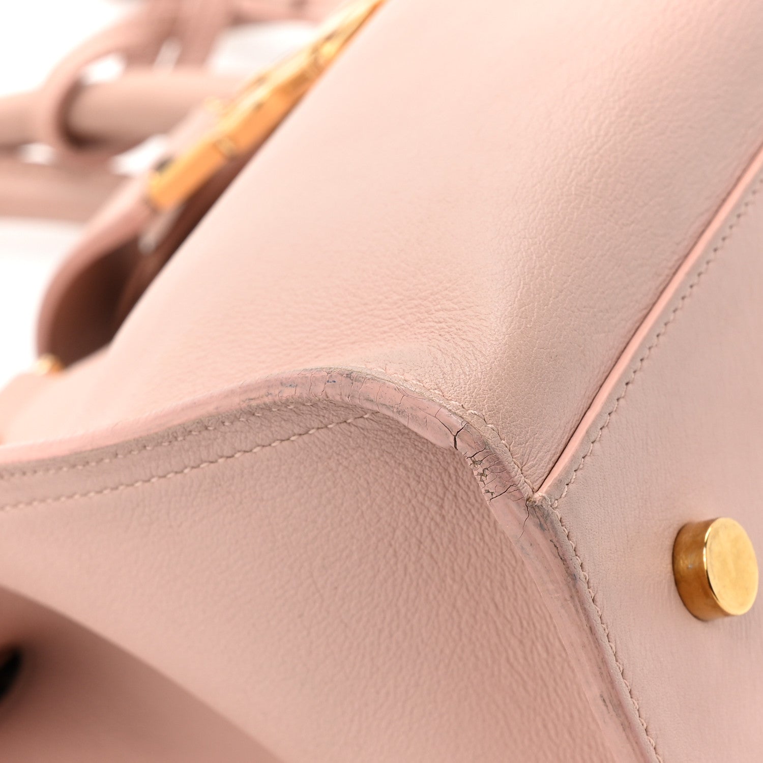 Saint Laurent Calfskin Monogram Small Cabas Pale Blush 12 of 18