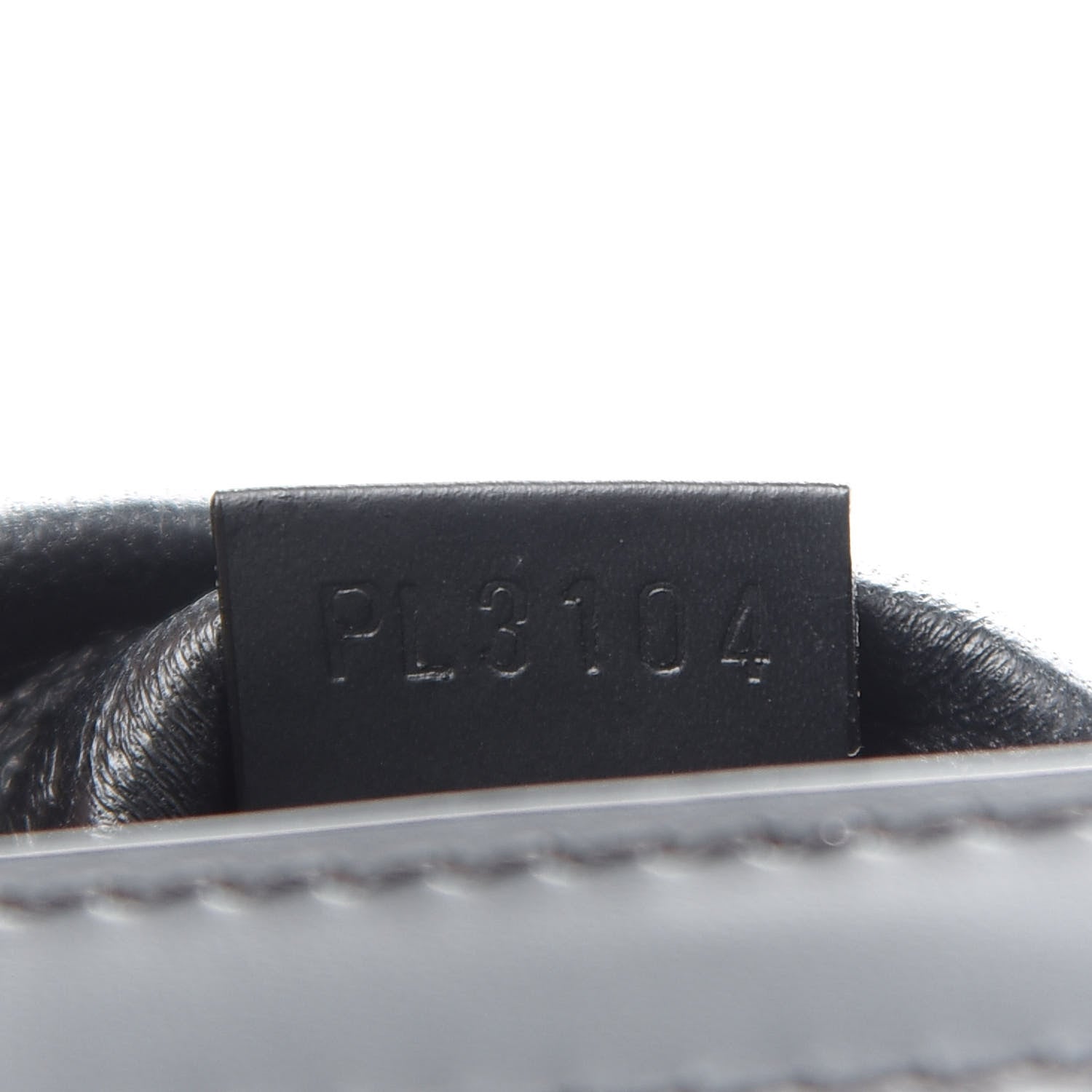 Louis Vuitton Lambskin Malletage Pochette Flap Black 7 of 11