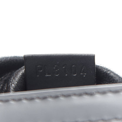 Louis Vuitton Lambskin Malletage Pochette Flap Black 7 of 11