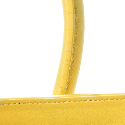 Saint Laurent Calfskin Small Sac De Jour Yellow 26 of 35