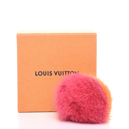 Louis Vuitton Mink Fluo Bubble Bag Charm Key Holder Orange 5 of 5