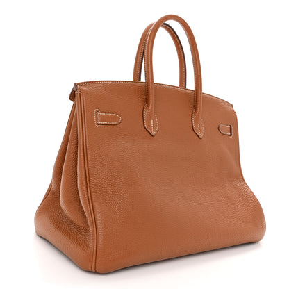 Hermes Togo BIRKIN 35 Gold 3 of 13