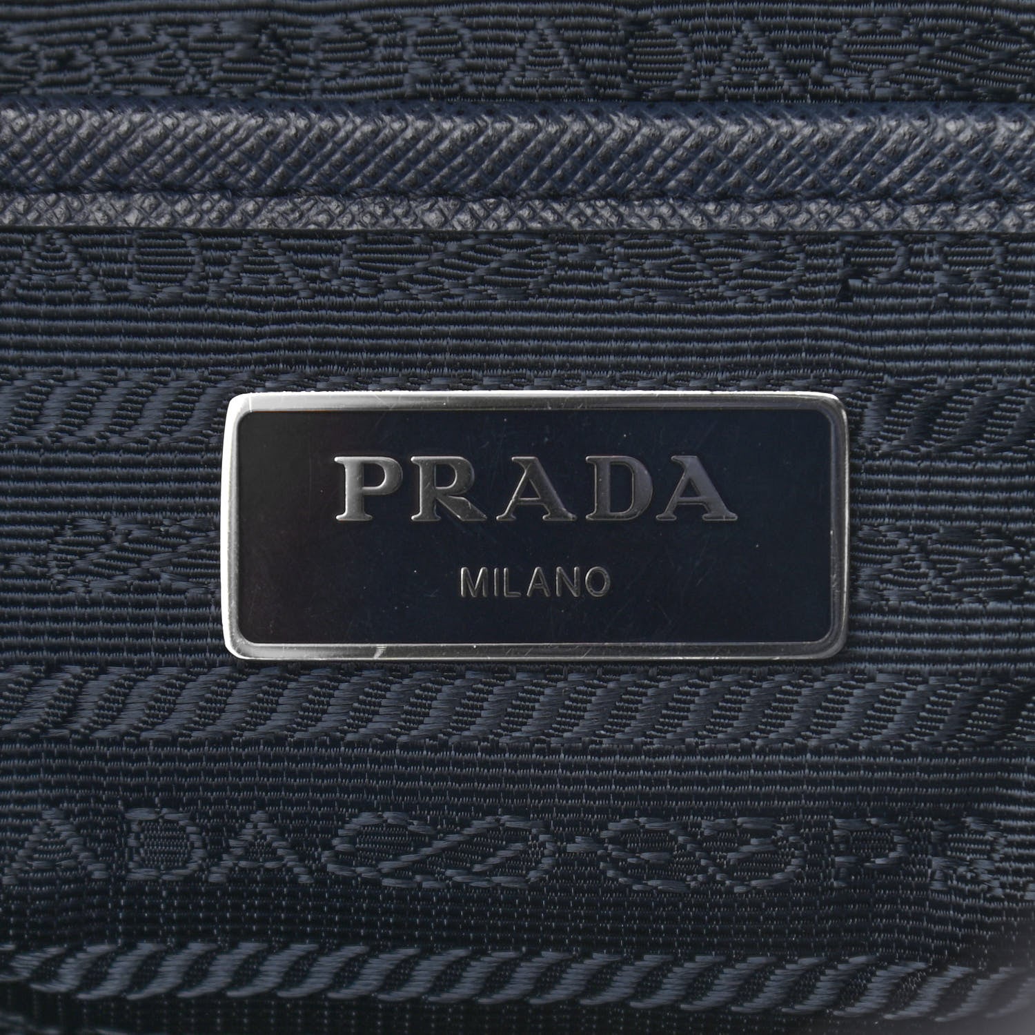 Prada Tessuto Nylon Saffiano Medium Backpack Baltico 6 of 10