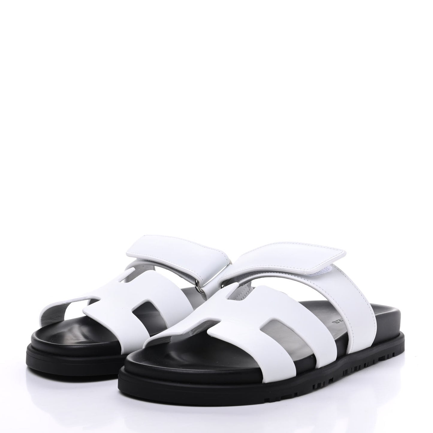 Calfskin Womens Chypre Sandals 36 White