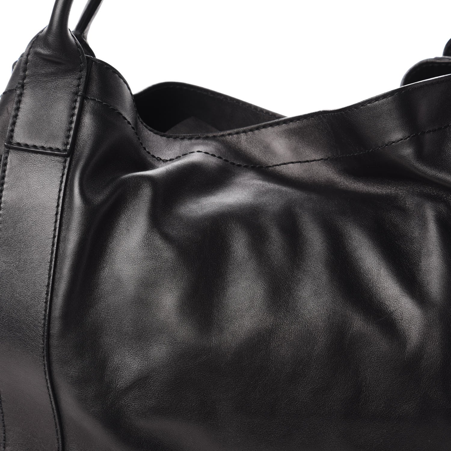 Valentino Garavani Nappa Double Pocket Bow Tote Black 9 of 9