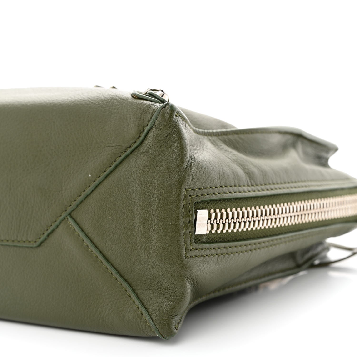 Balenciaga Calfskin Papier Mini A4 Tote Green 10 of 11