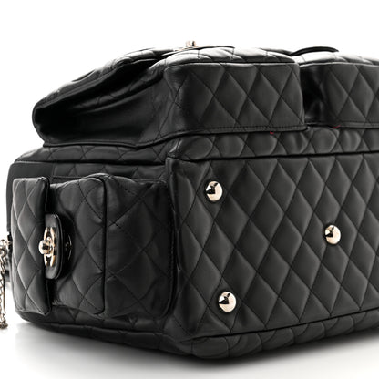 Chanel Calfskin Quilted Large Cambon Multipocket Reporter Black 8 of 14
