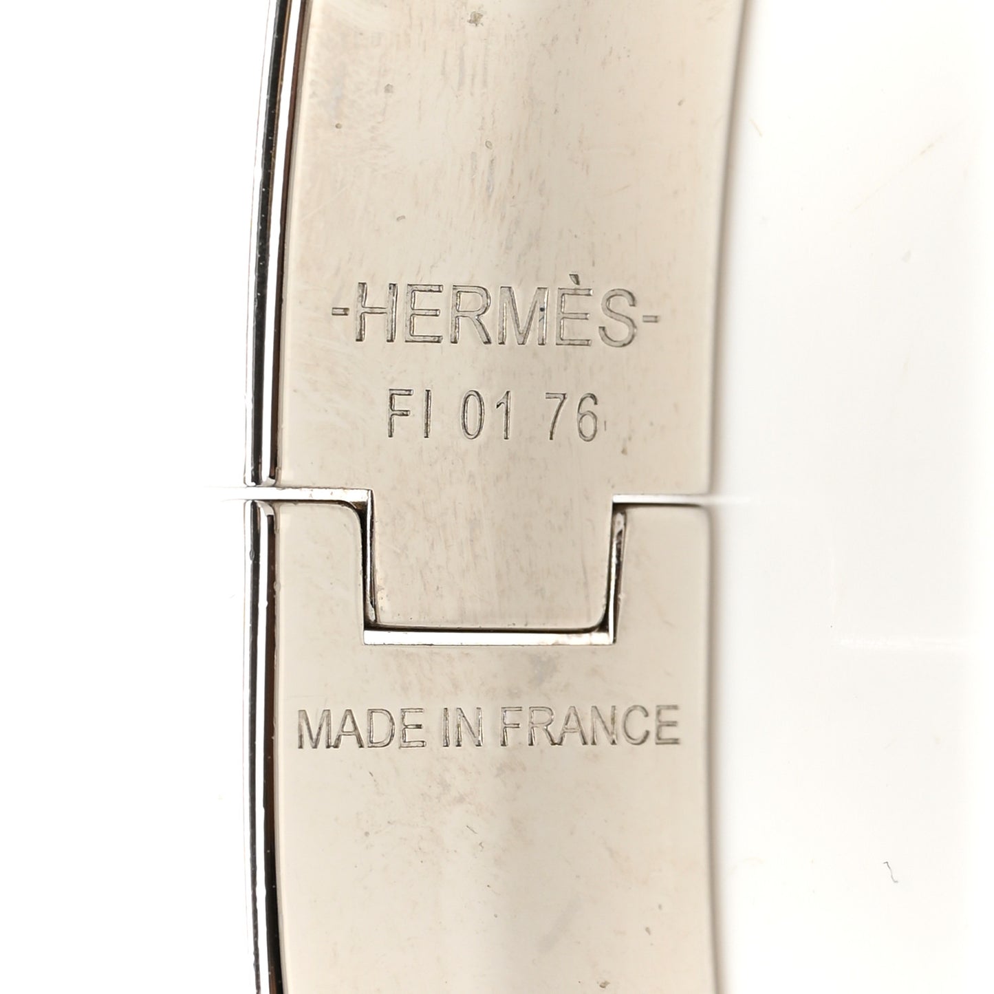 Matte Enamel Narrow Clic Clac HH Bracelet Bleu Biarritz