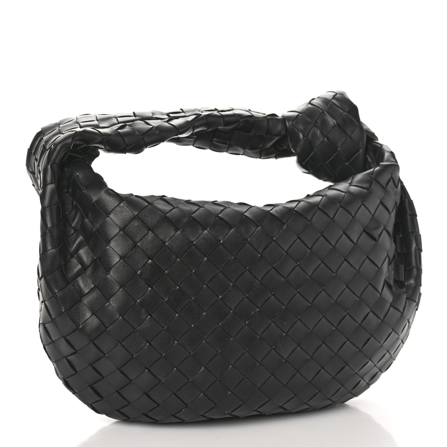 Nappa Intrecciato Teen Jodie Hobo Black