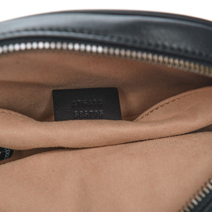 Gucci Calfskin Matelasse GG Marmont Belt Bag 75 30 Black 7 of 7