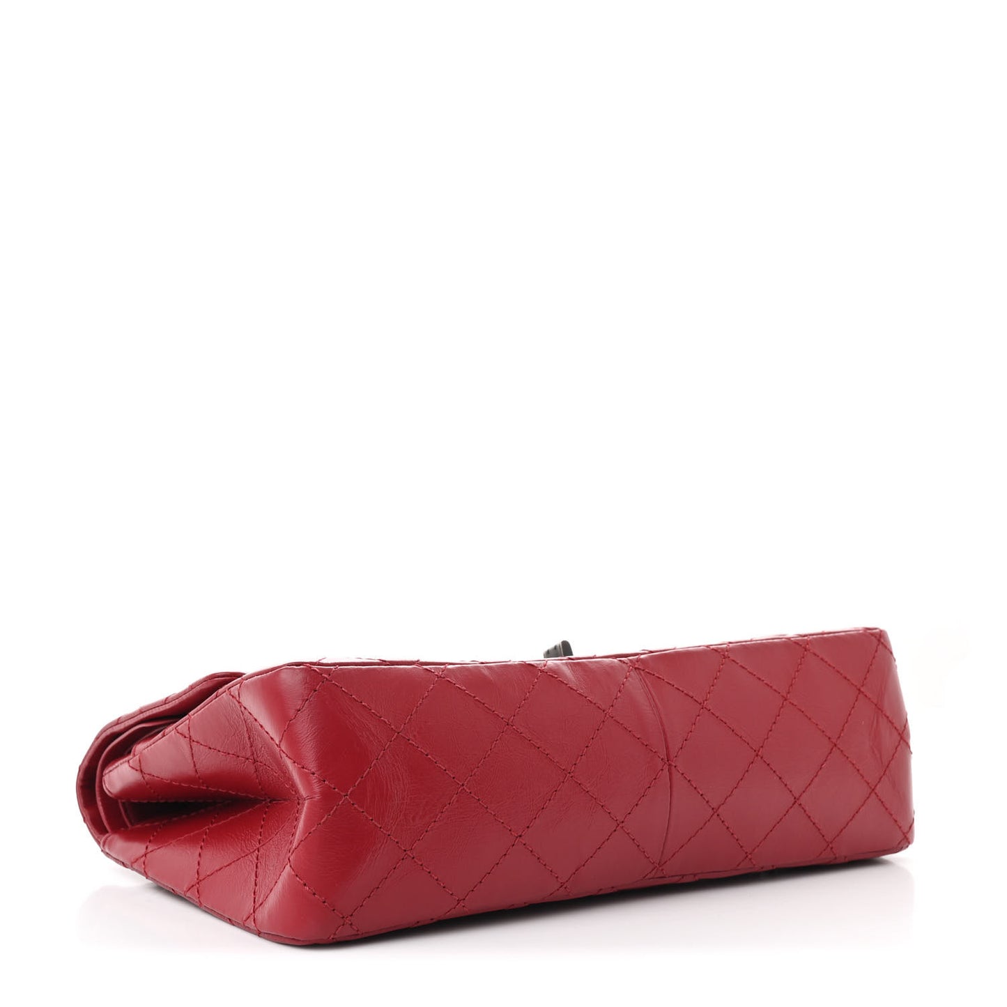 Aged Calfskin Quilted 2.55 Reissue 226 Flap Dark Red
