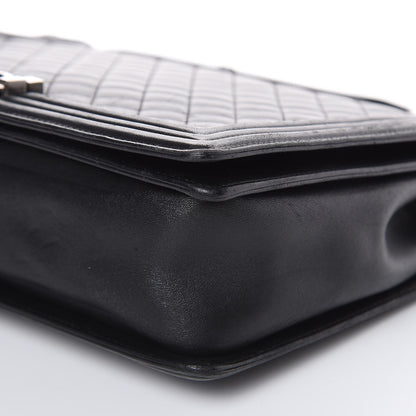 Chanel Lambskin Quilted Large Boy Flap Black 9 of 22