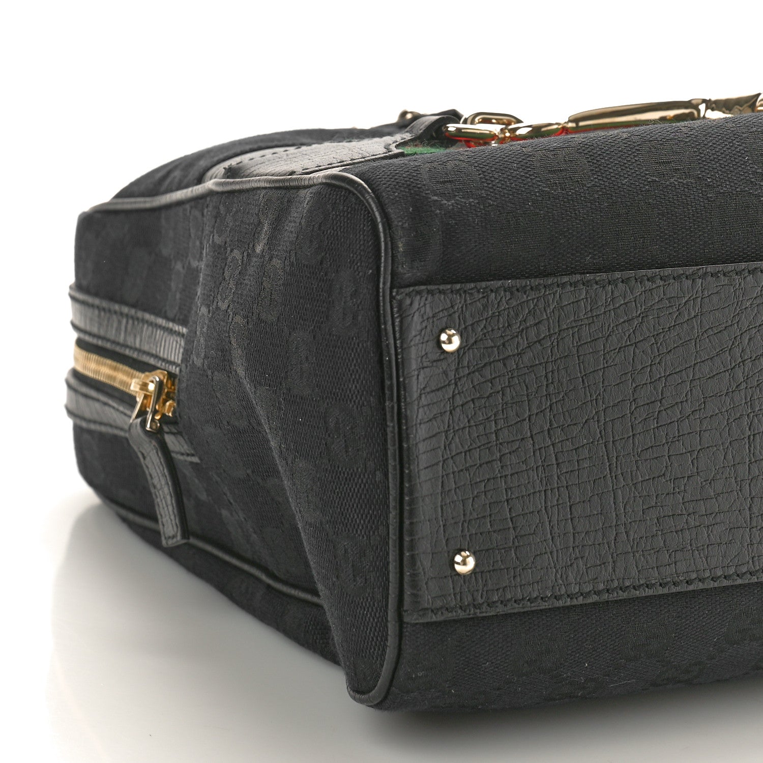 Gucci Monogram Hasler Boston Black 9 of 13