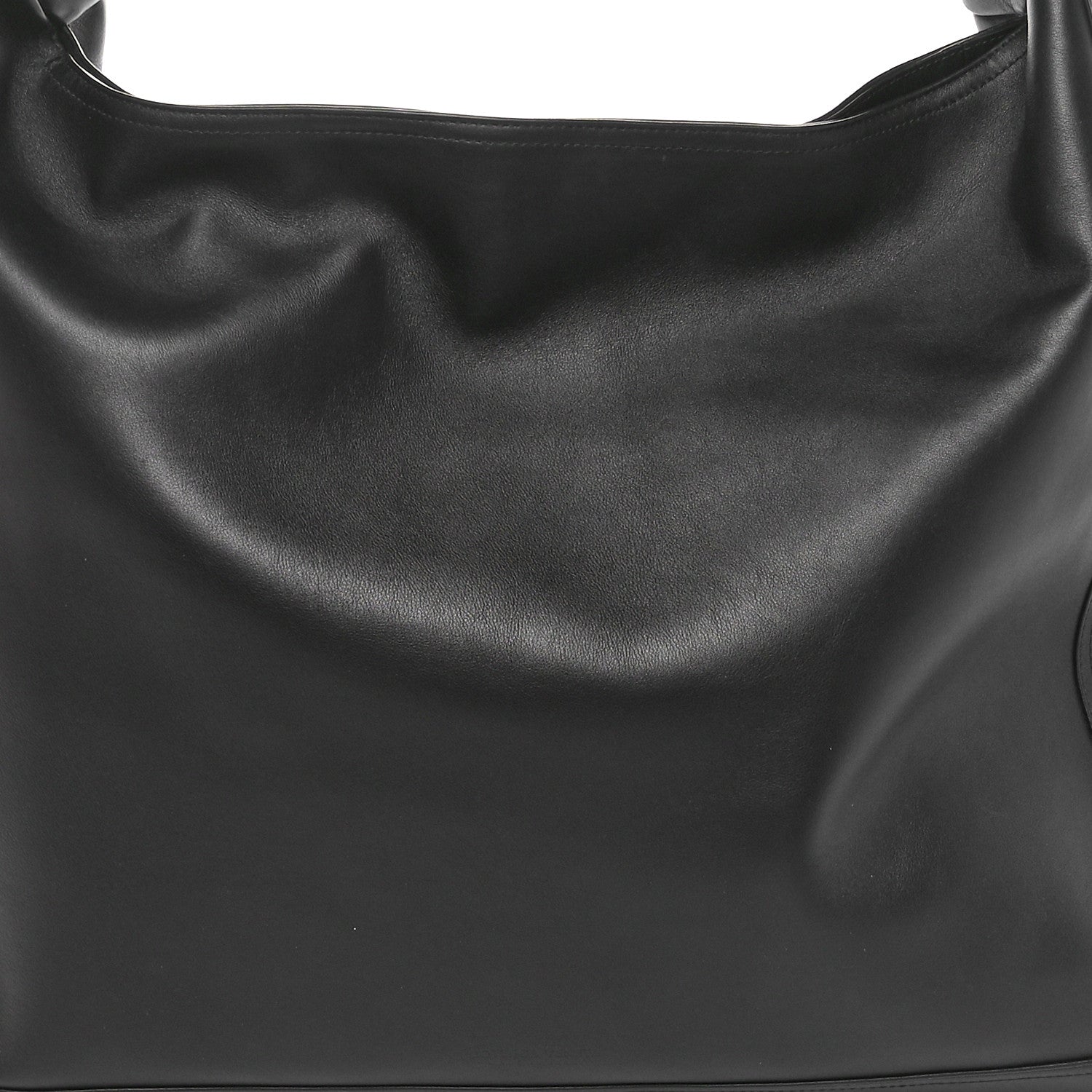 Bottega Veneta Silky Calfskin Large Hop Black 9 of 11