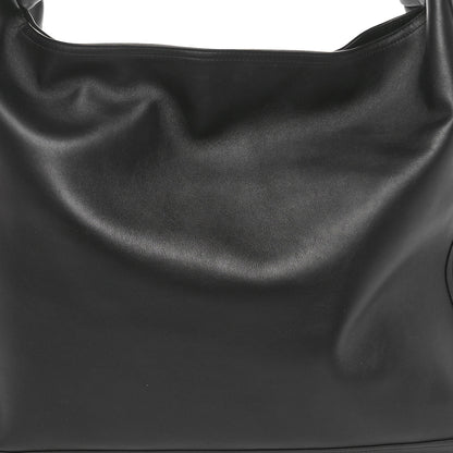 Bottega Veneta Silky Calfskin Large Hop Black 9 of 11