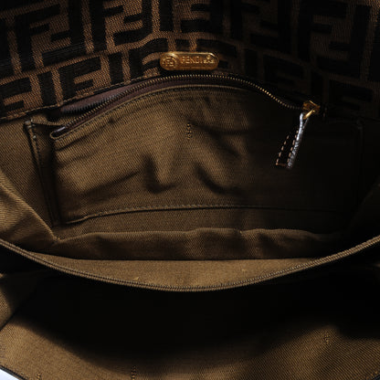 Fendi Vintage Zucca Shoulder Bag Tobacco 5 of 7