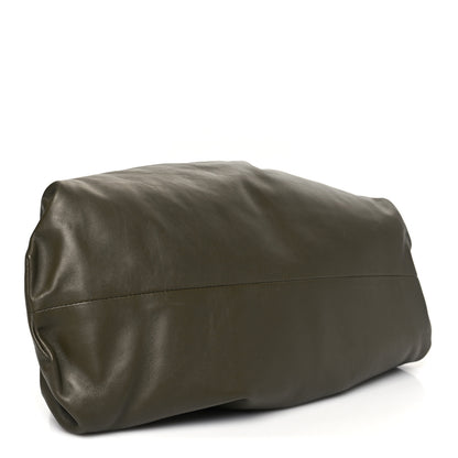Bottega Veneta Smooth Butter Calf The Pouch Oversized Clutch Kaki Fondent 4 of 8