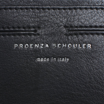 Proenza Schouler Textured Leather PS11 Wristlet Clutch Black 6 of 8