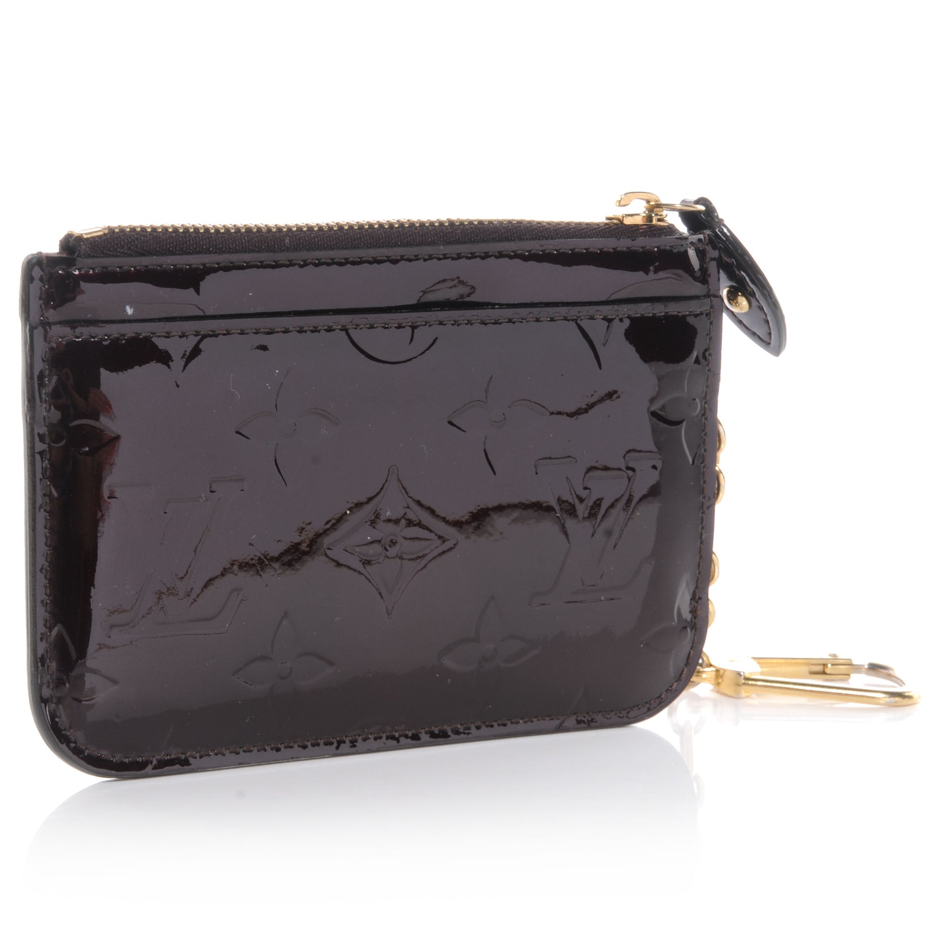 Louis Vuitton Vernis Key Pouch Amarante 3 of 8